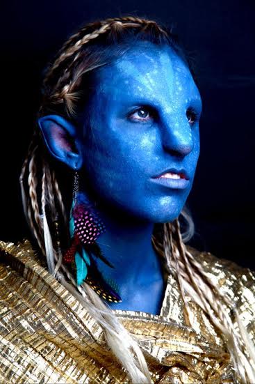 Avatar fan zone  Beautiful halloween makeup, Makeup, Costume makeup