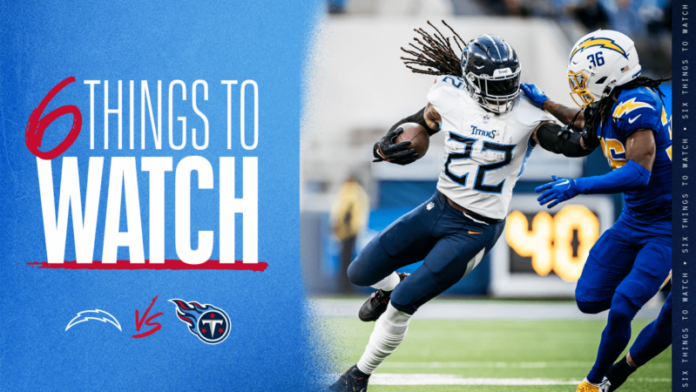 Six Things To Watch For The Titans In Sunday S Game Vs The Chargers