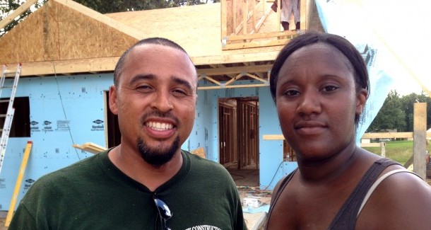 Homeowners, Tiffany Otey and John Maher 