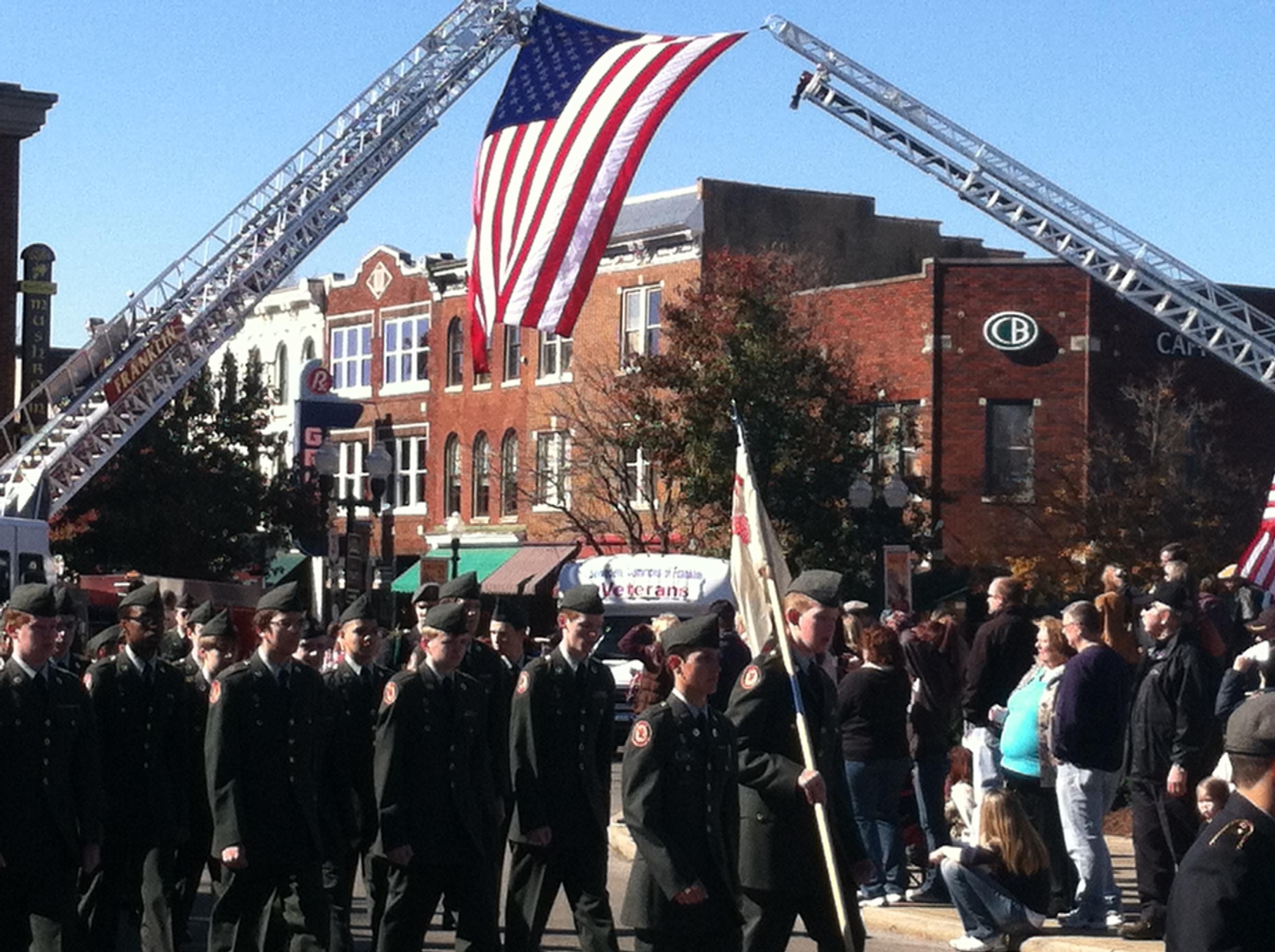 Franklin's Veteran's Day Parade with Special Ceremony Williamson Source