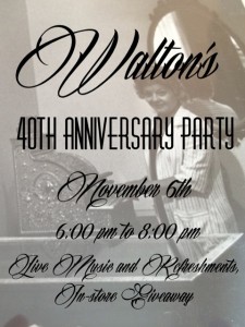 Walton's Anniversary Party