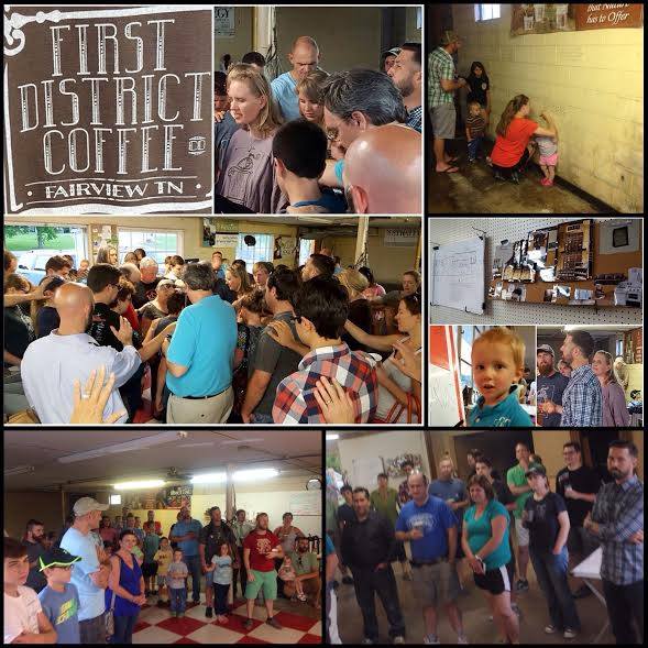 first district coffee co building dedication