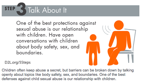 steps to prevent child from sexual abuse