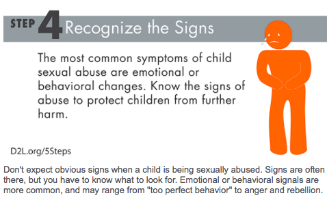 steps to prevent sexual child abuse