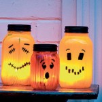 glass jars halloween