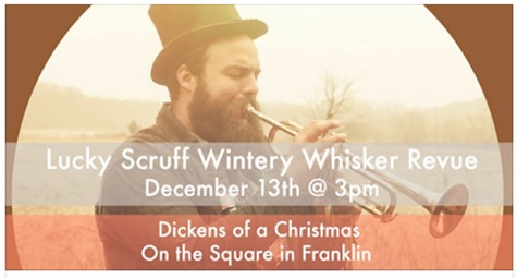 lucky scruff wintery whisker revue ad