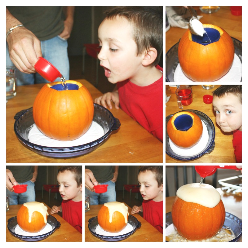 pumpkin volcano