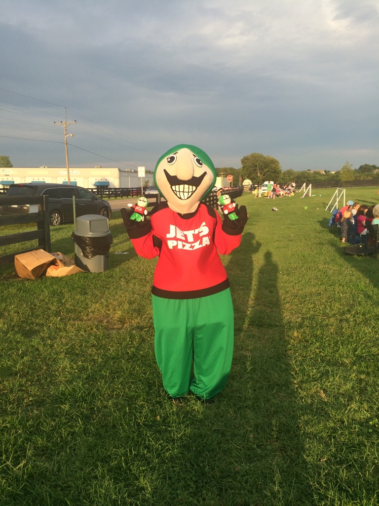 Jet's Pizza Mascot — Soft Stuff Creations