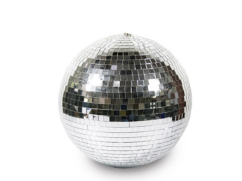 Shimmering Mirrored Disco Ball