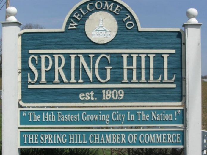 spring hill sign