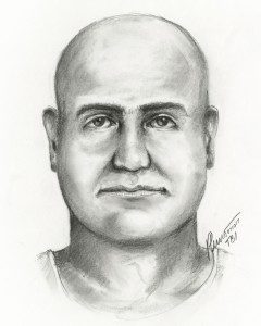 armed robbery suspect sketch