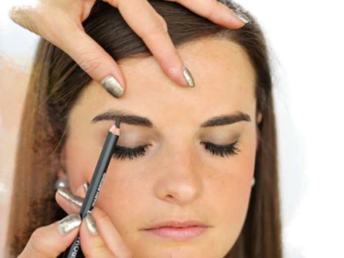 brow makeup line waxing the city