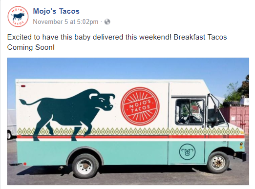 mojo's tacos food truck