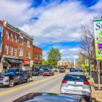 downtown franklin in march