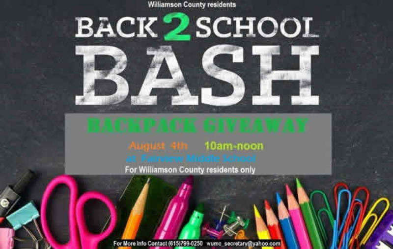 Annual WCS Big Backpack Giveaway Coming Soon Williamson Source