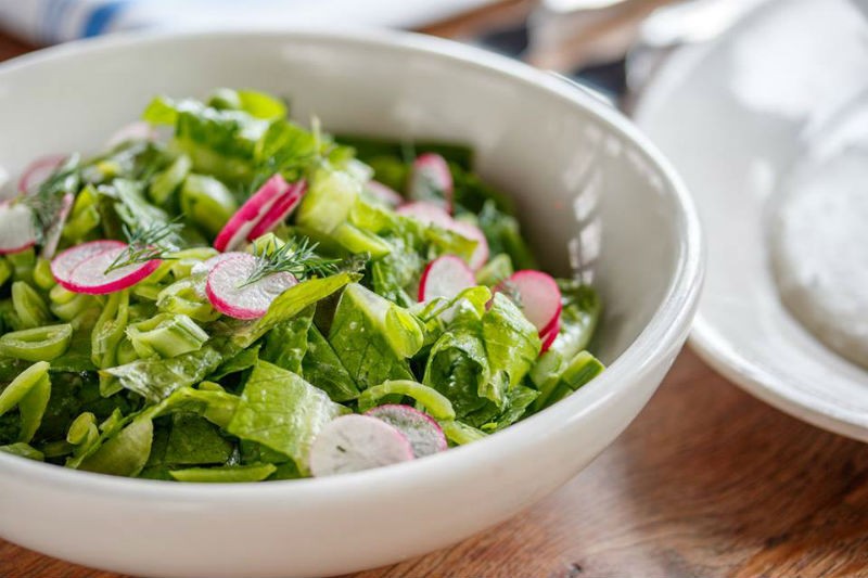 chopped harvest salad at homestead manor