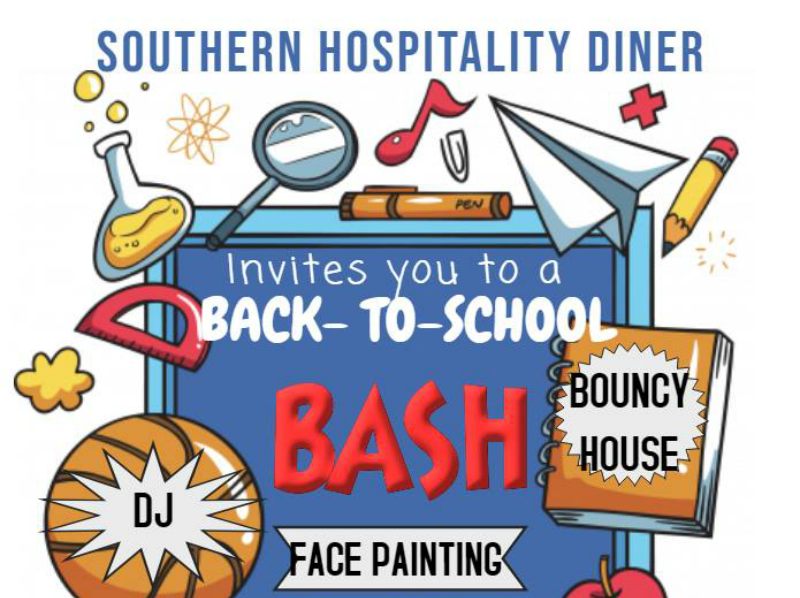 southern hospitality diner back to school party