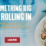 free sushi day p.f. chang's
