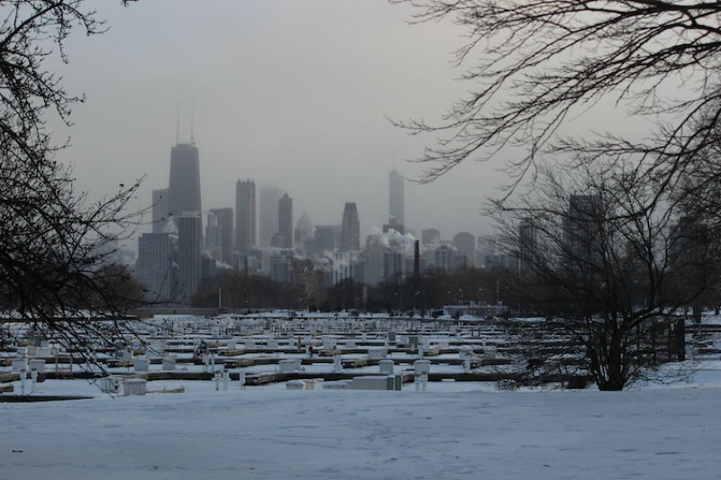 chicago in the winter