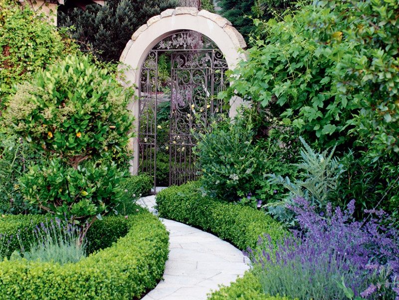 classic english formal garden