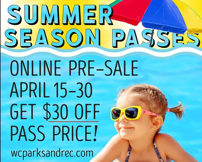 Parks & Rec Offers Discounted Summer Season Pass Williamson Source