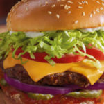 Gourmet Cheeseburger, Bottomless Steak Fries and a soft drink.