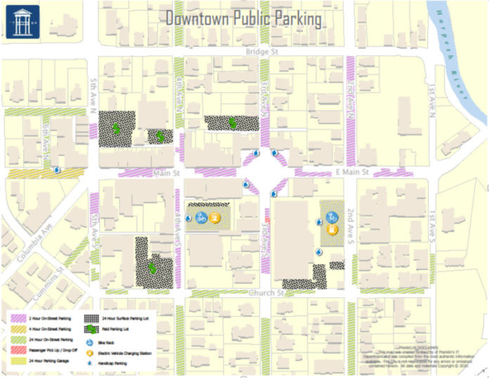 Parking in Downtown Franklin - Williamson Source