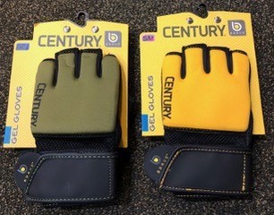 Century Brave Gel Gloves (Yellow/Green)