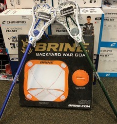 Brine Mini RP3 Jr Lacrosse Stick AND Ball