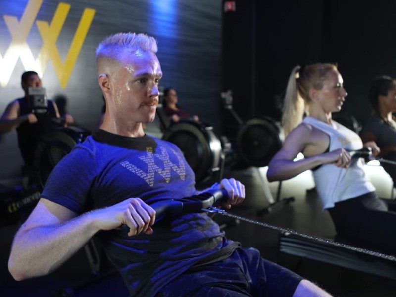row house rowing machine