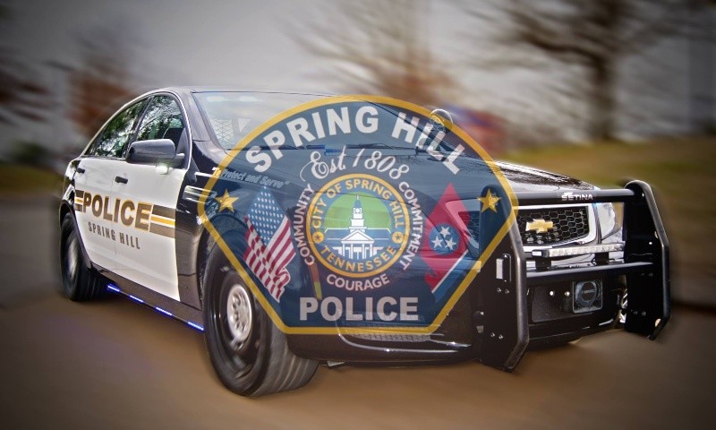 spring hill police car with logo