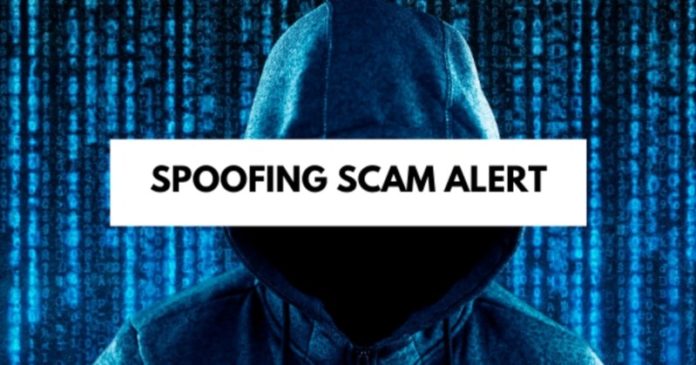 spoofing scam alert