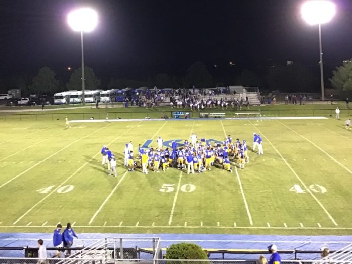 BGA Football Team on Field