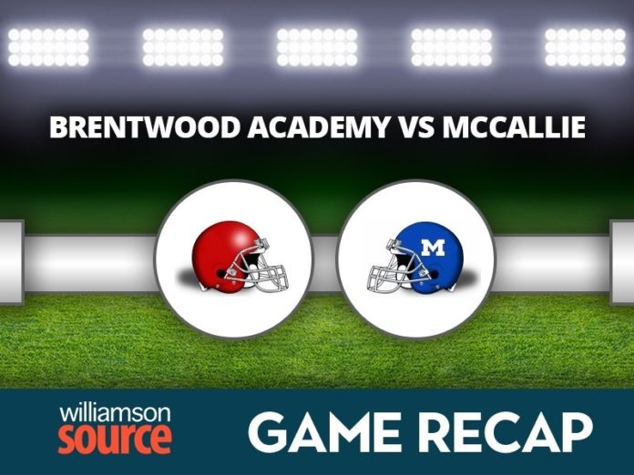 Brentwood High School vs Dickson High School Football
