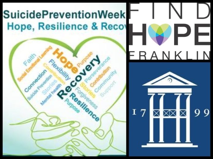 City of Franklin & Find Hope Franklin Host Presentation on Suicide Prevention