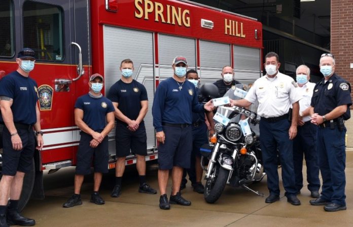 GM Donates Masks to the City of Spring Hill’s First Responders