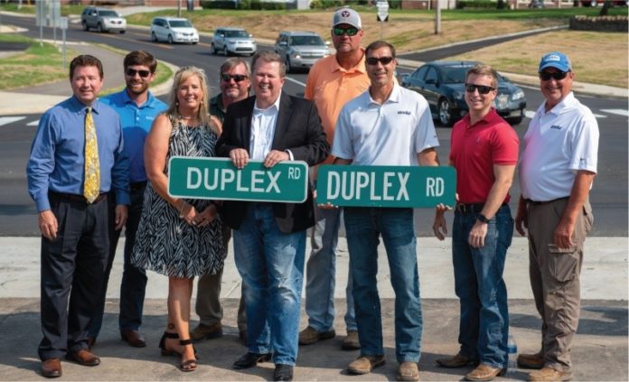 Ribbon Cutting Marks the Completion of Duplex Road in Spring Hill