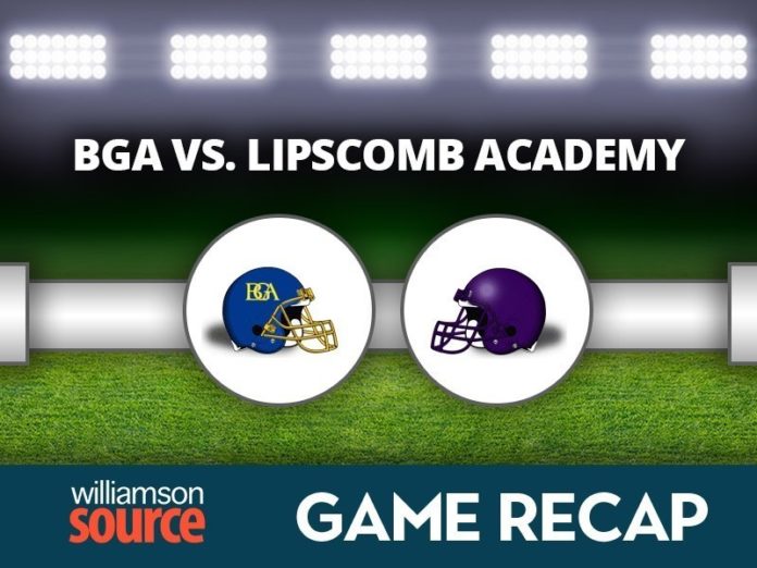 BGA vs Lipscomb Academy