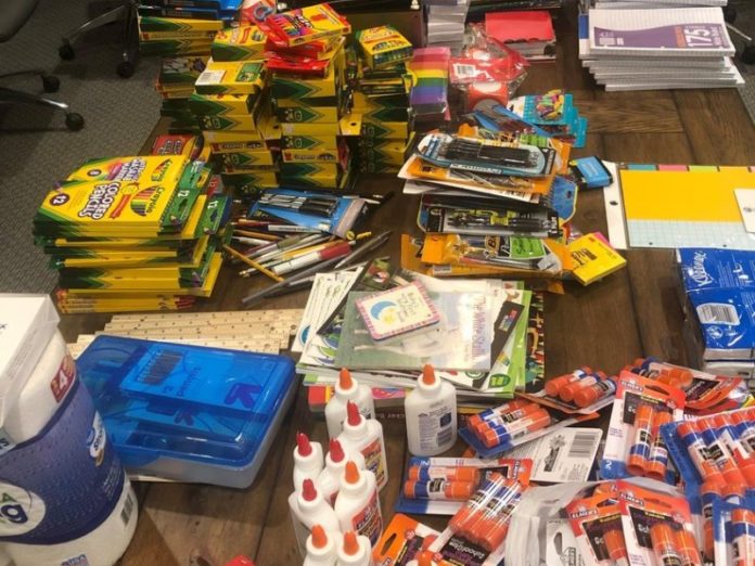 GFWC Spring Station Woman’s Club Distributes School Supplies to Local Schools