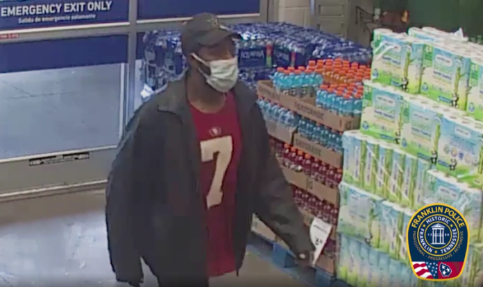 Suspect Steals Vacuum Cleaners From Franklin Lowes