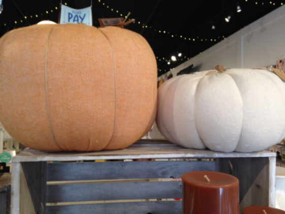fabric pumpkins