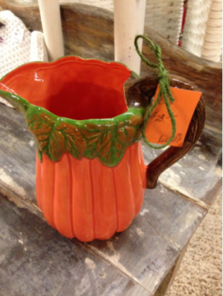 vintage pumpkin decor