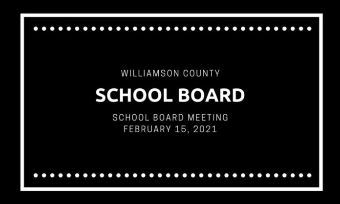 2-15-21 School Board Work Session