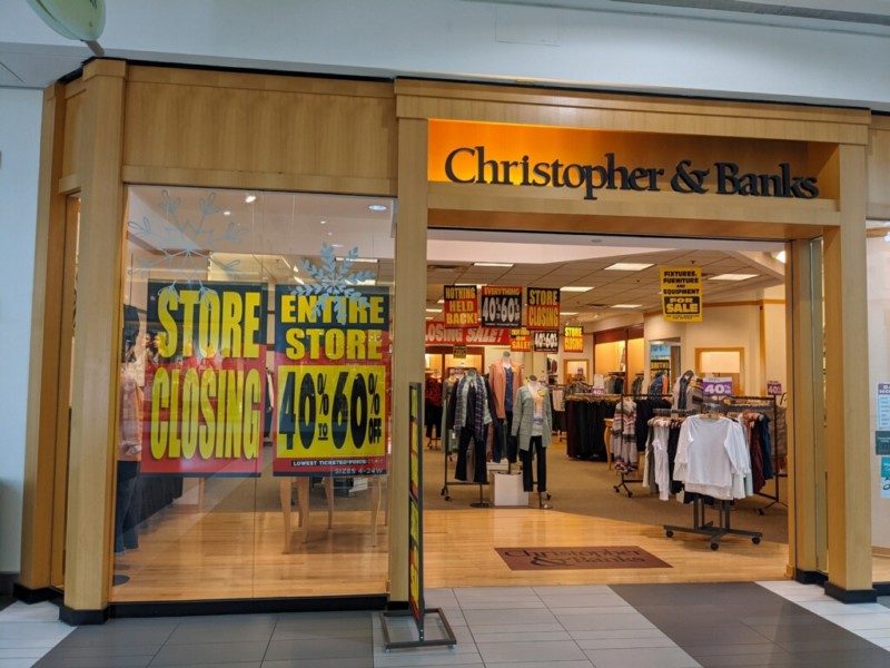 Christopher & Banks Closing 400 Stores - Williamson Source