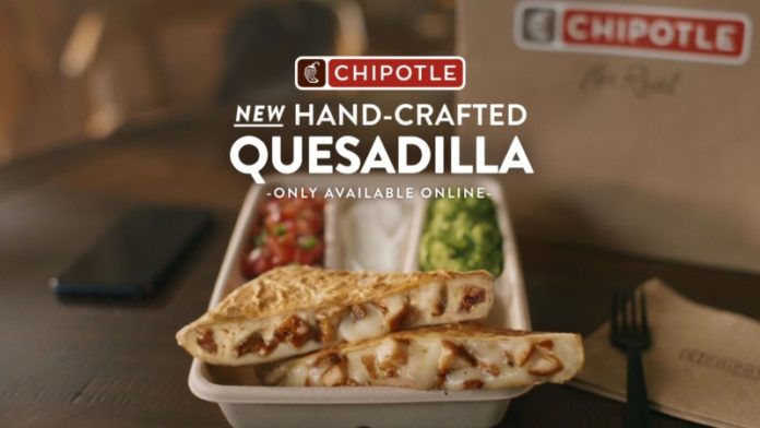 Chipotle Mexican Grill Quesadilla Plate