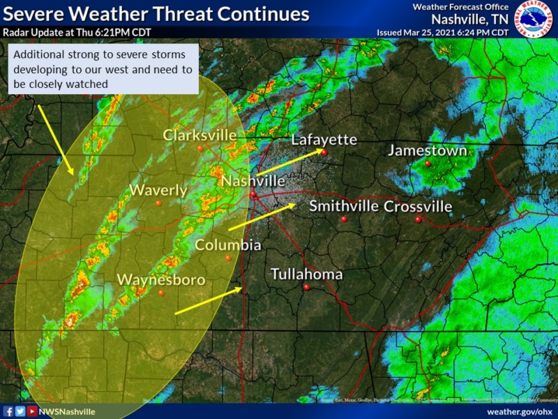 Thursday S Storms End More Expected This Weekend Williamson Source