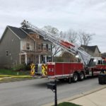 The Franklin Fire Department extinguished a house fire this afternoon in the Stream Valley subdivision