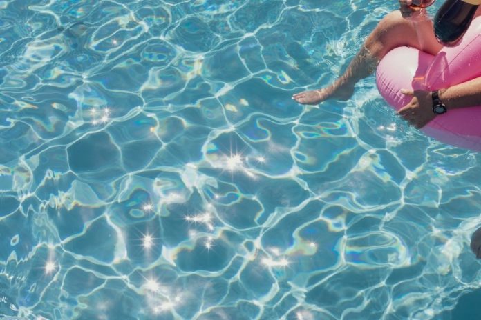 stock image of pool