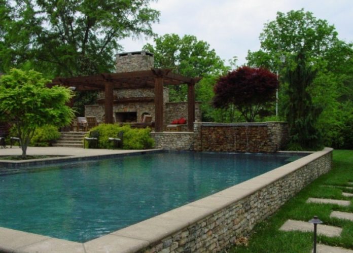 contemporary pool