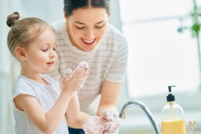 handwashing stock photo